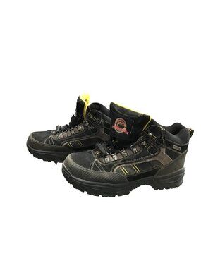 BRAHMA BOOTS- MENS BLACK STEEL TOE LACE UP WORKING BOOTS SIZE 10
